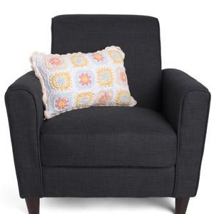 CHELSEA AND THEODORE 12×20 Olearia Crochet Pillow